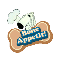 Bon appétit Snoopy